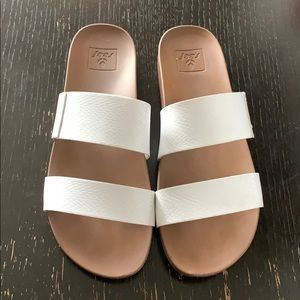 Reef Womens Sandals Vista | Vegan Leather Slides